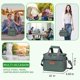 thumbnail image 4 of Bolsa Térmica Plegable iknoe 8,5L para Almuerzo, Bolsa Nevera a Prueba de Fugas Verde Grisáceo, 4 of 6