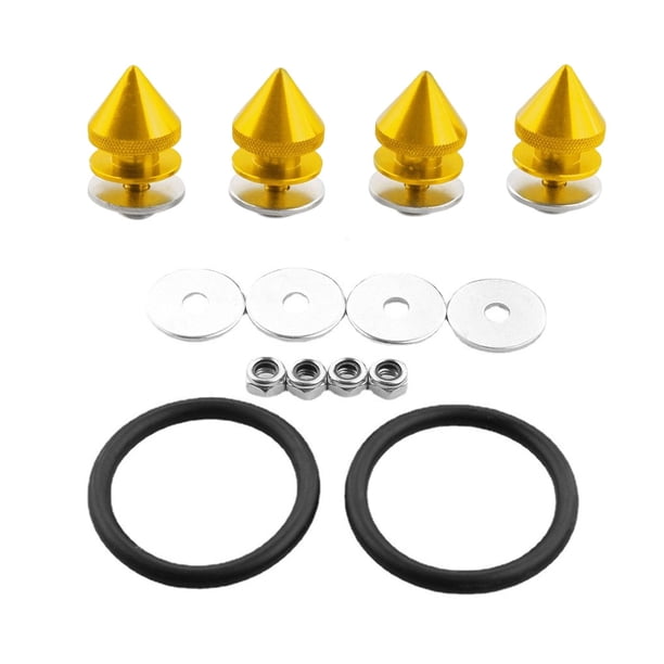 Speravity Junta de parachoques modificada para coche, hebilla de aleación de aluminio automotriz, cierre de liberación rápida, pieza de repuesto, Vehículos, repuestos y accesorios Mis Oro Speravity VI017756-02B