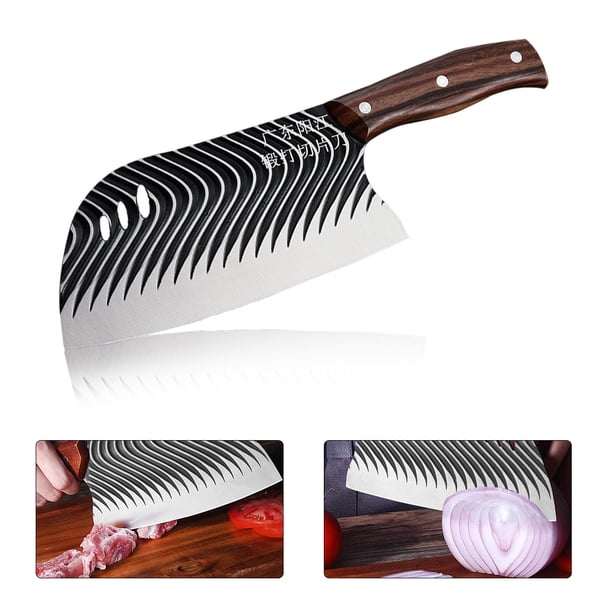 Cuchillos De Cocina Profesional Decarnicero Pesado De Hueso Acero Inoxidable