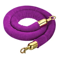 Uxcell Velvet Stanchion Rope, Barrier Rope Velvet Carpet Ropes with ...