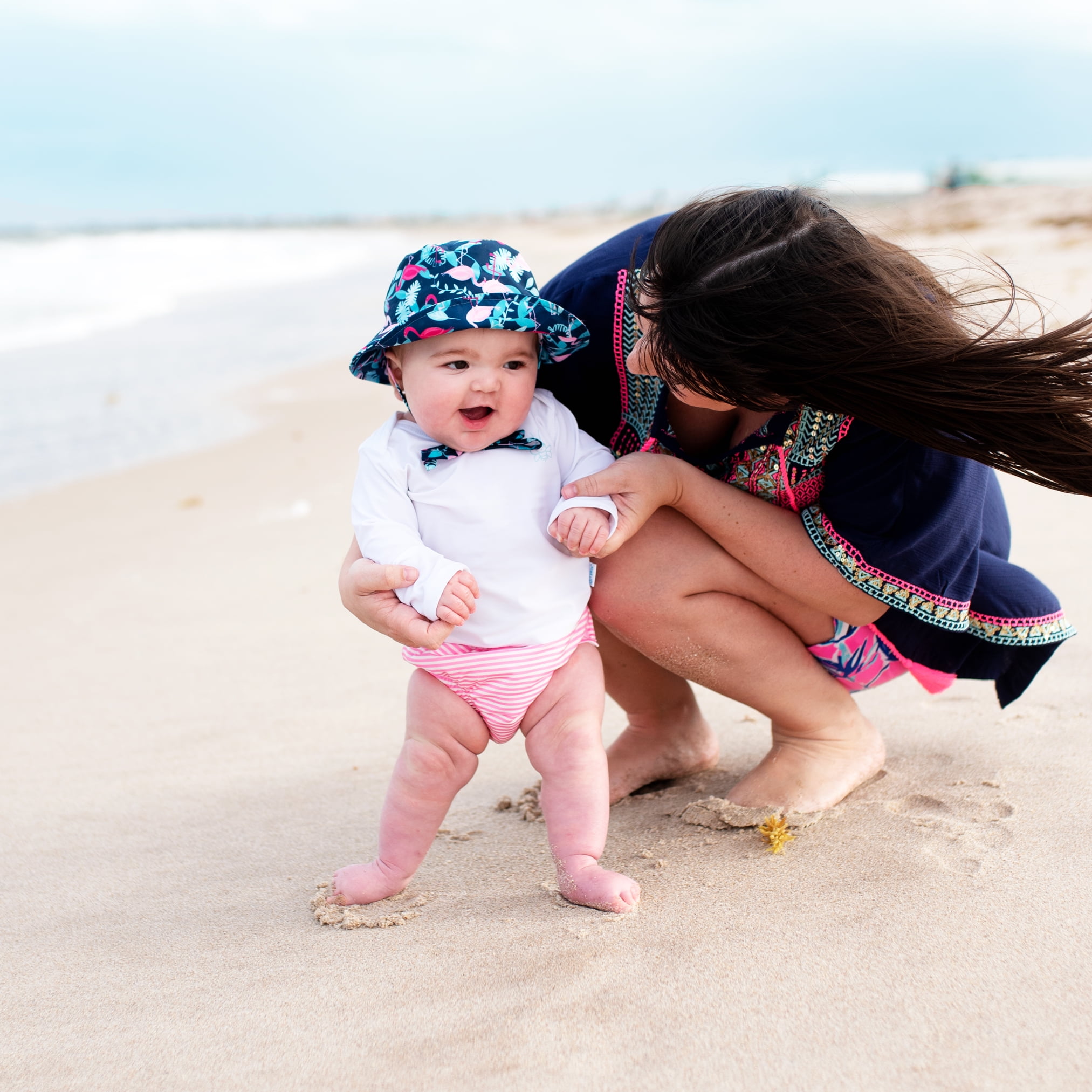 i play. Baby Toddler Girl Snap Reusable Absorbent Swimsuit Diaper