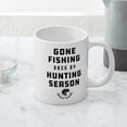 thumbnail image 5 of CafePress - Gone Fishing Back By Huntin - 20 Oz White Ceramic Mega Mug, 5 of 5