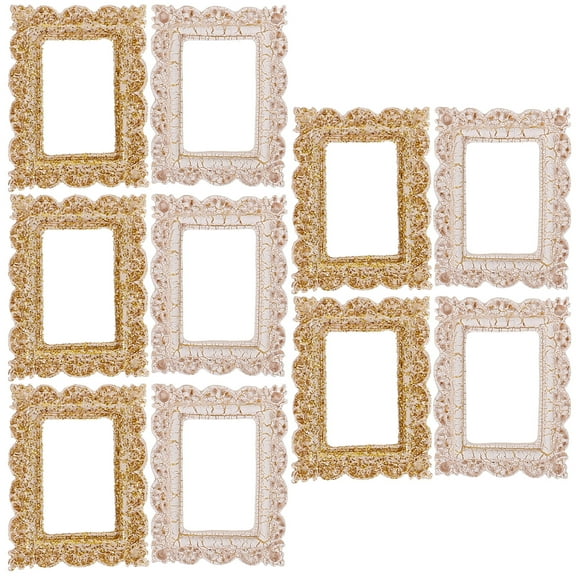 YOSADIER Mini Picture Frames Assorted Color For Craft Enthusiasts Diy Projects 10Pcs 2.0Inx1.5In