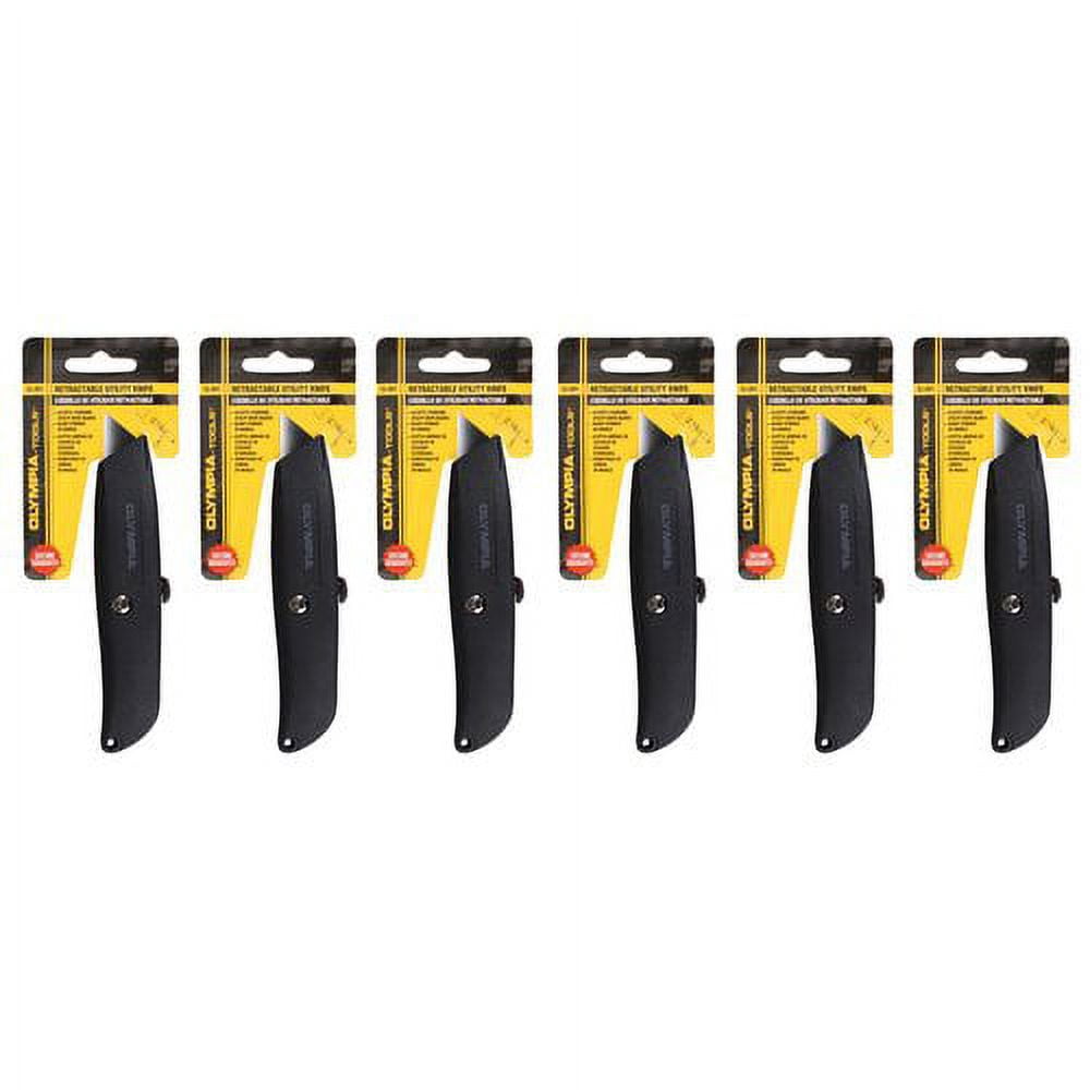 Olympia Tools Retractable Utility Knife Set 6/Pack 88-628-220