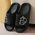 thumbnail image 5 of Pillow Slippers For Women And Men Shower Slides Non Slip Quick Drying Bathroom Sandals Thick Sole Ultra Cushion, 5 of 8