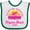 White and Green, variant on Inktastic Summer Enjoy the Sunshine Virginia Beach Virginia in Pink Boys or Girls Baby Bib