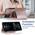 thumbnail image 2 of Funda tipo cartera para iPhone 12 con tarjetero y correa para el hombro para mujer, 2 of 5