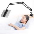 thumbnail image 1 of Soporte para tableta para cama, ajustable y plegable con rotación de 360 grados para iPhone, iPad, teléfono celular, tableta, Kindle Fire u otros dispositivos de 1,85" a 12,8", 1 of 5
