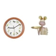 thumbnail image 1 of Reloj de pared,Reloj de pared con pájaro cantor Relojes de pared con pájaros,Estatua con bandeja para guardar llaves,Estatua de niña con bandeja para guardar llaves coleccionable,Escultura, 1 of 8