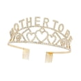 thumbnail image 4 of Corona Diadema Madre a Corona Día de la Madre Elegante Regalo del Día de la Madre Diadema Corona de diamantes de imitación para deshierbe Cumpleaños, 4 of 8