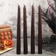 thumbnail image 2 of Taper Candles Set Of 4 Unscented Tapers Burning For 10 Hours No Drip Candlestick, 2 of 5