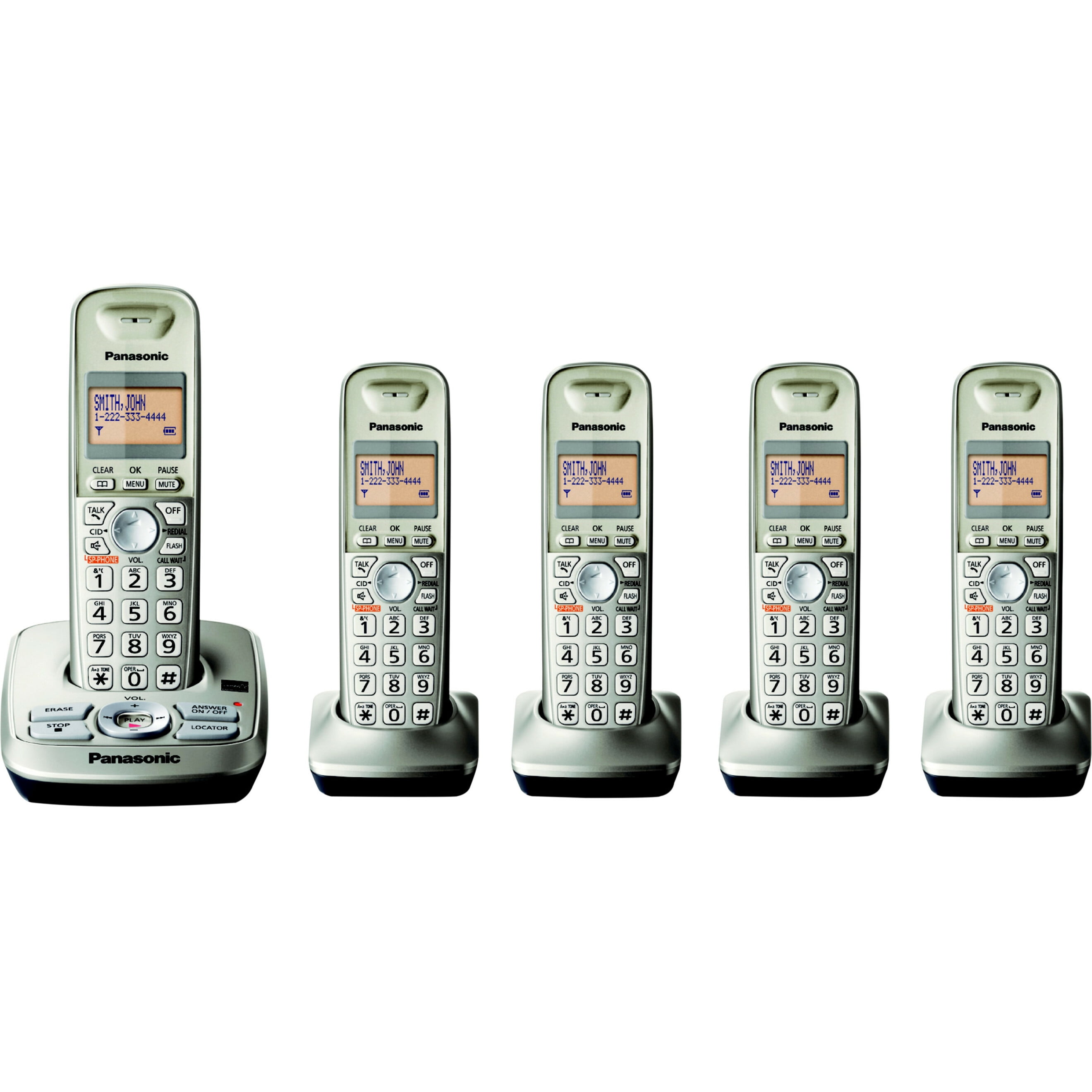 GHz Cordless Champagne 6.0 Phone, DECT Gold KX-TG4225N 1.90 Panasonic