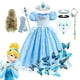 thumbnail image 2 of Disney-Vestidos de Fiesta de Cenicienta para niñas, vestido de baile de princesa, disfraz de Cosplay, vestido de encaje para niños, elegante vestido de tutú, ropa Fivean unisex, 2 of 2