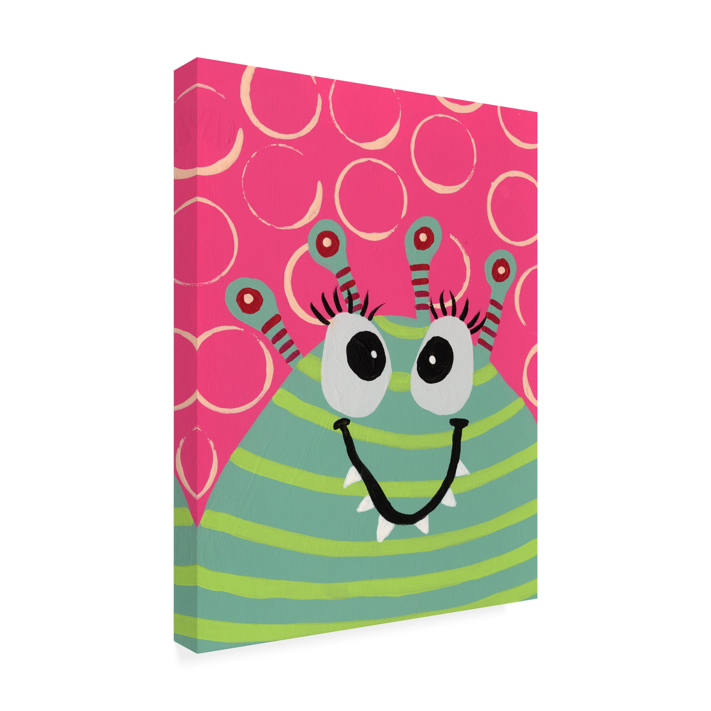Regina Moore 'Happy Creatures VII' Canvas Art