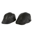 thumbnail image 5 of Gorro de otoño e invierno para hombre, de piel de oveja, estilo coreano, para hombres de mediana edad y mayores, gorra con visera, gorro de cuero genuino de moda, gorro de invierno., 5 of 5