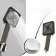thumbnail image 1 of Cabezal de ducha de mano de alta presión, 6 modos de rociado, agua dura, apto para personas mayores, para gimnasio en casa, plegable, marco de metal, para baño, 1 of 9