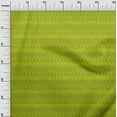 thumbnail image 3 of oneOone Popeline de Coton Sergé Tissu Vert Matériel de Robe Tribale Tissu Imprimé Tissu au Mètre 56 Pouces de Large, 3 of 4