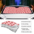 thumbnail image 4 of Kdxio Strawberry And Flowers Print Front Windshield Sun Shade,Folding Auto Sunshade for Car Truck SUV-Medium, 4 of 7