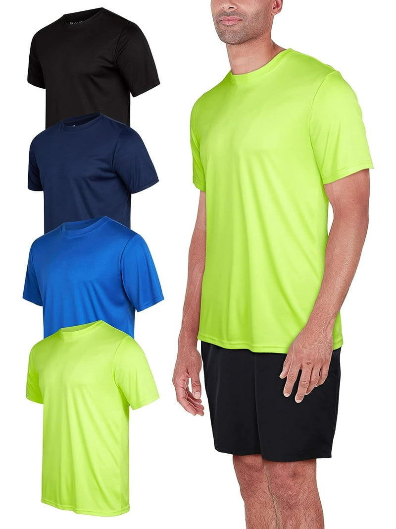 Men's Big Long Sleeve Performance T-Shirt - All In Motion™ Black 3XL: Moisture Wicking, Quick Drying - Foto 3