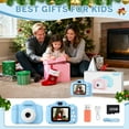 thumbnail image 5 of PayUSD Kids Camera for Girls Boys 32GB 1080HD Selfie Digital Cameras Video Toddler Toys Christmas Birthday Gift Age 3-10, Blue, 5 of 9