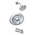 thumbnail image 1 of Moen T2139EP Eva Posi-Temp Eco-Performance Tub and Shower Trim Kit Valve Required Chrome, 1 of 5