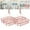 01#Pink, variant on Foldable Clip and Drip Hanger with 32 Clips - Plastic Hanging Drying Rack for Clothes Underwear Socks