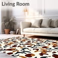 thumbnail image 2 of ODIKA 5'x7' Machine Washable Non-Slip Area Rug, Inspired Authentic Spotted Decorative Floor High Traffic Rug with Pad, Ivory, 664899, 2 of 8
