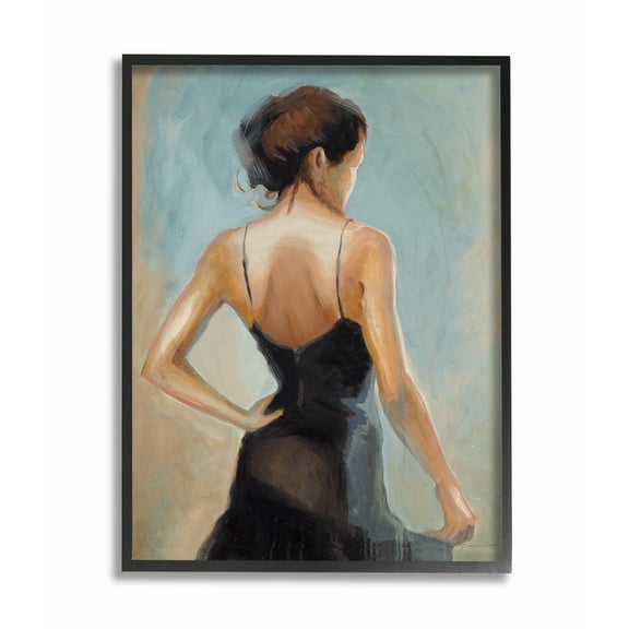 Stupell The Dancer Portrait Framed Giclee Texture Art 16 x 20