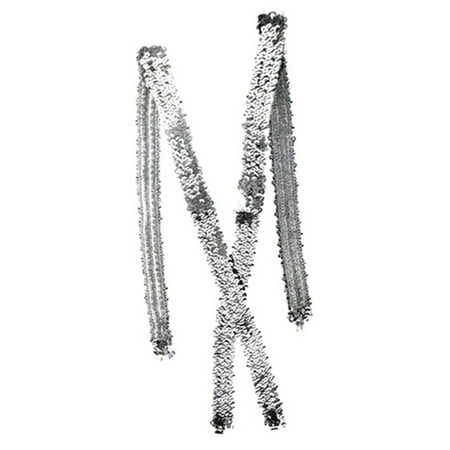 Funny Fashion Flashy Show Biz Musical Jazz Tap Silver Sequin (Best Fashion Deal Sites)