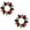 C, variant on Luyimi 2pc Christmas Candle Rings, Rustic Pine Cone Red Berry Candle Wreath, Artificial Pine Needle Candle Holder Wreath for Pillar Candle Dining Table Centerpiece Xmas Holiday Home Decorations B