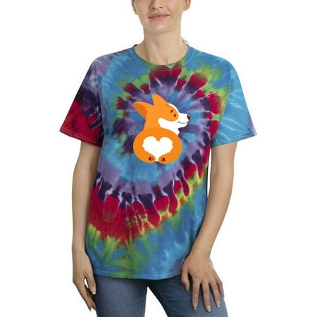 

Fluffy Corgi Booty Tie Dye Spiral Women -Image by Shutterstock Female XX-Large