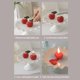 thumbnail image 3 of 4 piezas de velas aromáticas de ciruela cargadas en el coche, decoración creativa para el hogar, velas aromáticas de frutas, 3 of 7