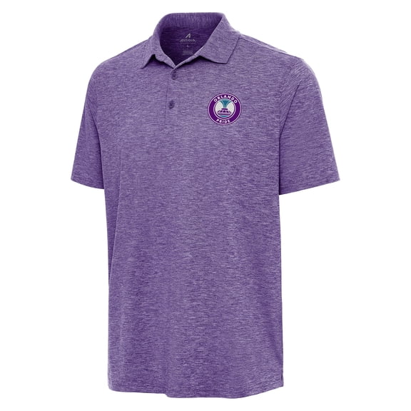 Men's Antigua Heather Purple Orlando Pride Par 3 Polo