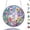 P, variant on Acrylic Crystal Wind Chime Garden Decor, 2D Flat Window Catcher and Sun Catcher, Reflective Hanging Ornament for Indoor and Outdoor Spaces, Elegant Home Gift Idea