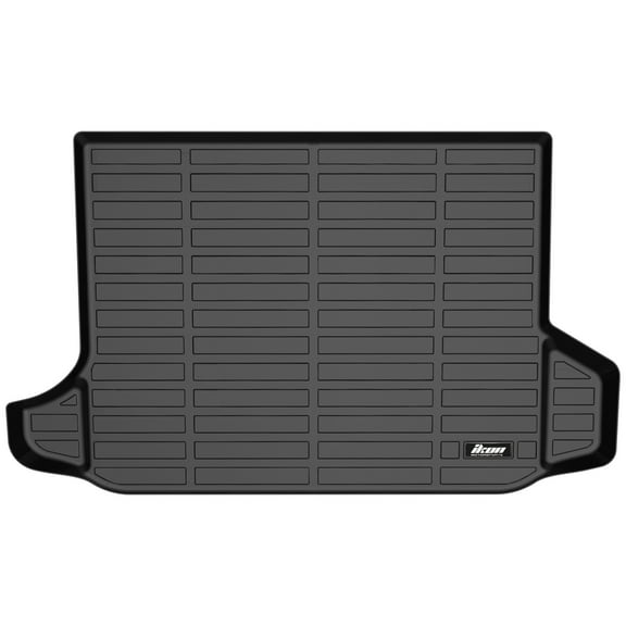 Ikon Motorsports 3D TPE Cargo Trunk Liner Compatible with 2018-2024 Chevrolet Equinox/ GMC Terrain Custom Fit All Weather Protection Heavy Duty Rear Trunk Tray Cargo Mats Protector Black