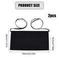 thumbnail image 3 of Half Bistro Servers Apron Adjustable Belt Kitchen Apron Water Resistant Polyester Fabric With Large Utility Pocket, 3 of 4