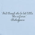 thumbnail image 2 of CafePress - Though She Be But Little ~ Shakespeare Body Suit - Baby Light Bodysuit, Size Newborn - 24 Months, 2 of 4