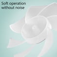 thumbnail image 4 of Ventilador de cuello portátil ligero, aire acondicionado, súper silencioso y recargable por USB, rotación de 360°, luces LED de colores, tiempo de trabajo prolongado, regalo ideal para el verano (1, 4 of 5