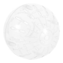 BESTOYARD Portable Entertainment Hamster Exercise Ball Plastic White 1Pcs for Pet Owners at Home Use
