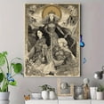 thumbnail image 4 of Fantasy Warrior Queens Canvas Print Wall Art for Living Room Bedroom Study Office Hallway Home Decor, 4 of 8
