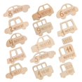 thumbnail image 3 of Baby Monthly Milestone Wooden Cards for Decor Beige Color 15pcs Perfect for Baby Shower Gifts, 3 of 4