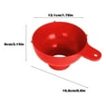 aluminum funnel kitchen funnels for filling bottles small funnel Red
