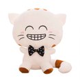 thumbnail image 1 of Gato Cojín de felpa Almohada Decoración para el hogar Muñeca Cara sonriente Juguetes de peluche GeweYeeli WJ1190-01, 1 of 7