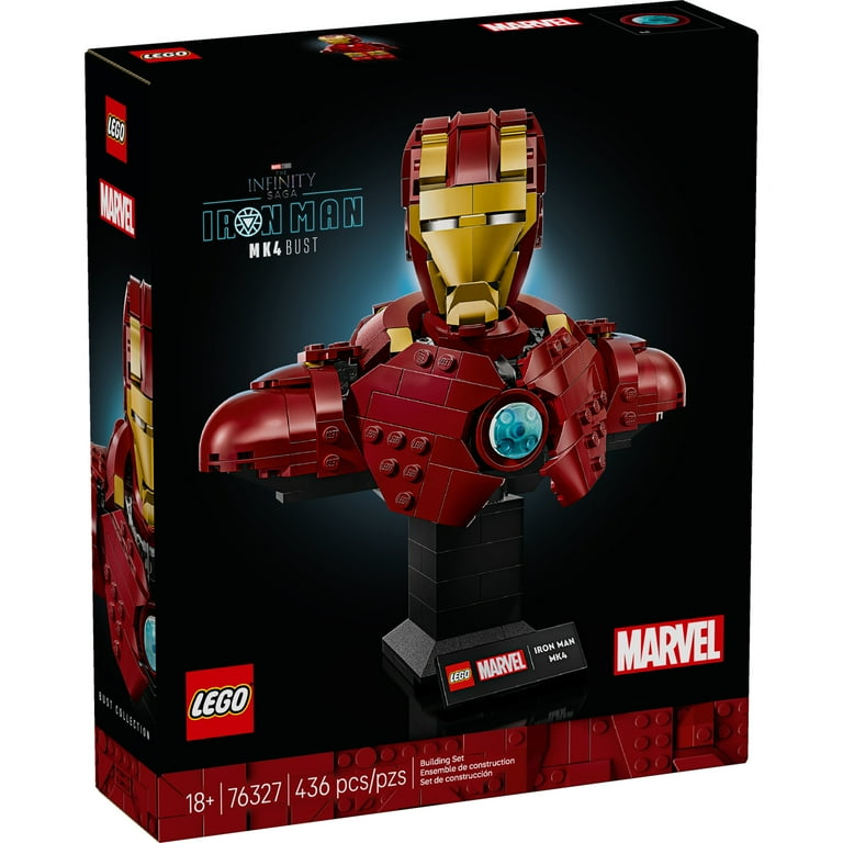 LEGO Marvel Iron Man MK4 Bust - Building Kit for Adults