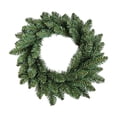 thumbnail image 2 of Miwamany Artificial Christmas Pine Wreath 18Inch, Full Realistic Needle Front Door Wreath, Indoor Outdoor Xmas Home Wall Window Decorative Garland, 2 of 7