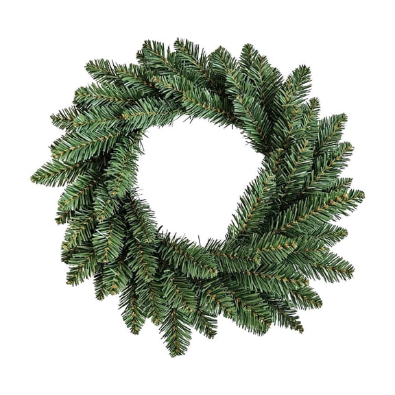 Fmbmuo Artificial Christmas Wreath, 17.72 inch Pine Needle Front Door Wreath, Green Leaves Greenery Indoor Outdoor Wreath Christmas Decorations