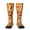 2 Black-2, variant on Womens French Friespattern Print Knee High Socks Comfy Thermal Boot Long Socks