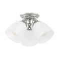 thumbnail image 5 of Livex Lighting 13664-01 Somerville 3-Light Ceiling Mount, Antique Brass, 5 of 5