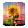 thumbnail image 1 of Shower Curtain 70x70 Inch With 12 Plastic Hooks Waterproof Bathroom Heavy Side Machine Washable Quick Dry, 1 of 1