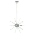 thumbnail image 2 of P1794-416-George Kovacs Lighting-Spiked - 35 Inch Six Light Pendant-Painted Bronze/Natural Brass Finish, 2 of 2